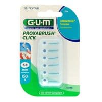 GUM PROXABRUSH CLICK RECH 624 X6