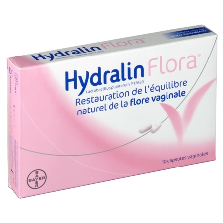 HYDRALIN FLORA CAPS VAGINAL 10