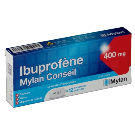 IBUPROFENE 400MG MYL CONS CPR 12