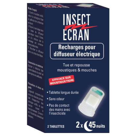 RECHARG INSECT ECRAN DIFFUS ELECX2