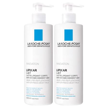LIPIKAR LAIT 48H 400MLX2