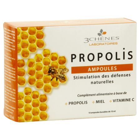 3 CHENES PROPOLIS AMP10ML X10