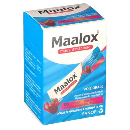 MAALOX MAUX FRUIT ROUGE SACH20