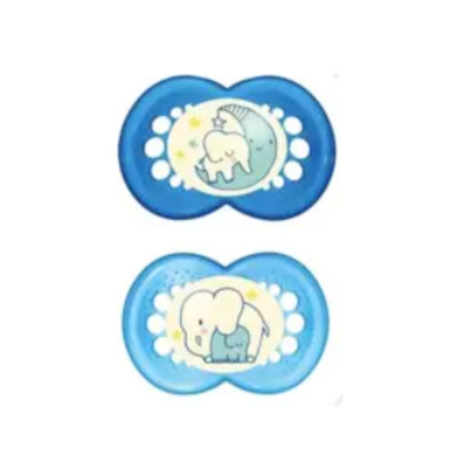SUCET MAM NUIT SILIC +6M X2