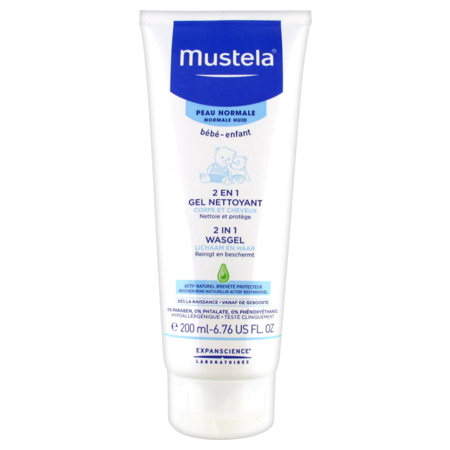 MUSTELA BB ENF GEL 2EN1 NETTOY CHEV COR 200ML