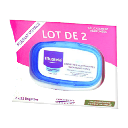MUSTELA BB LINGETTE VISAGE 25 X2