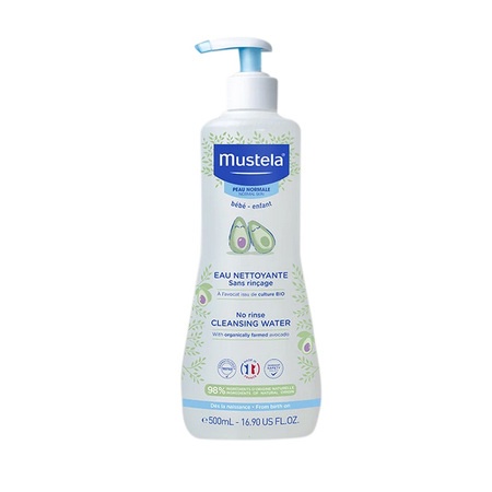 Mustela Bebe Eau Nettoyante Sans Rincage 500ml