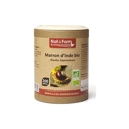 Nat Et Form Ecoresponsable Marron Inde Bio Gelule Vegetale 90