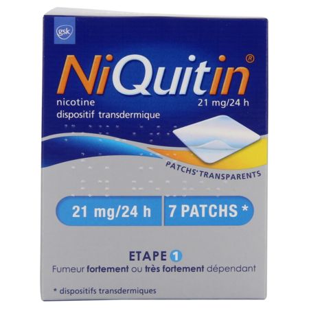NIQUITIN 21MG/24H D/TRANSD.7