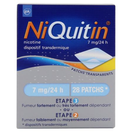 NIQUITIN 7MG/24H D/TRANSD 28.