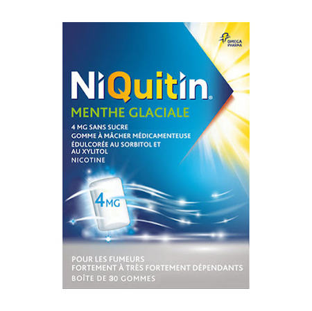 NIQUITIN 4MG MENTH GLAC S/S GOMM30