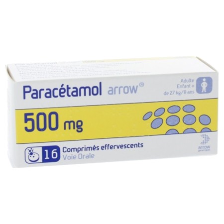 PARACETAMOL 500MG ARROW CPR EFF 16