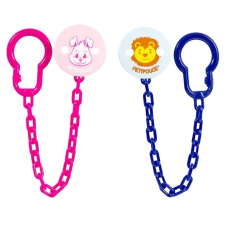 PETIPOUCE CHAINETTE CLIP SUCETTE