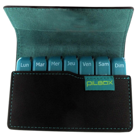 PILBOX MINI DISTRIB HEBD GRIS