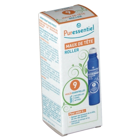 PURESSENTIEL BIEN ETRE ROLLER MAUX TETE 5ML