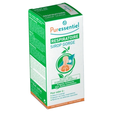 PURESSENTIEL RESP SIROP GORG 125ML