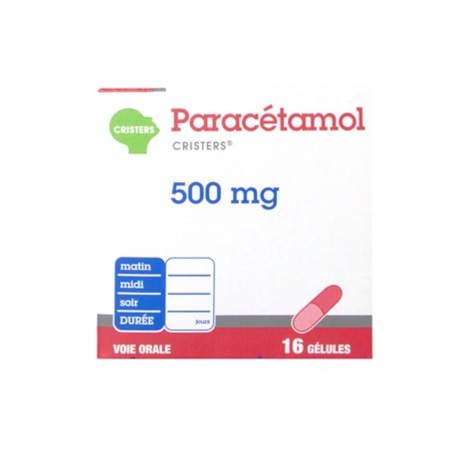 PARACETAMOL 500MG CRISTERS GEL 16.