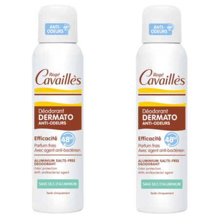 CAVAILLES DEO DERM 48H SPR 150MLX2