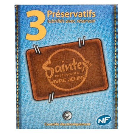 Saintex Jeune Preservatif Etui 3