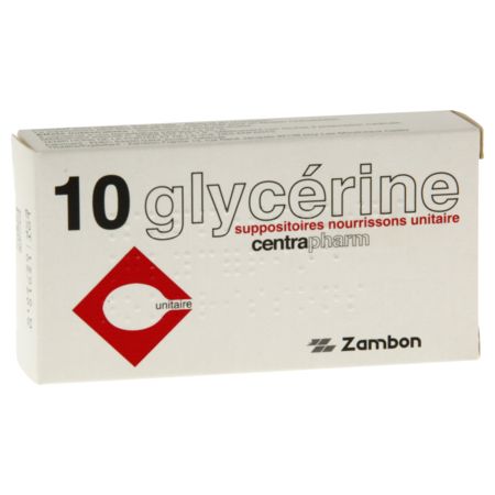 Centrapharm Suppositoire Glycerine Nourris 10