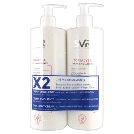 SVR TOPIALYSE CR EMOLLIENT 400MLX2
