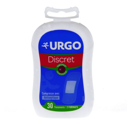 URGO ANTISEPT DISCRET PANS 30
