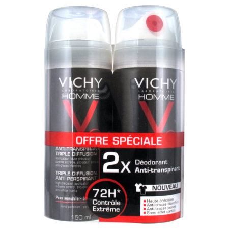 VICHY H DEOD A/TRANSP 72H 150MLX2
