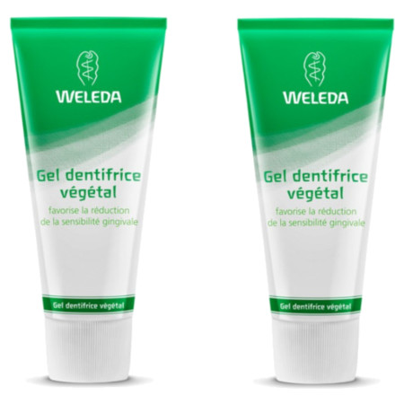 WELEDA GEL DENT VEGETAL TUB75ML X2