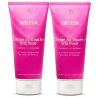 WELEDA CREME DOUCHE ROSE 200MLX2