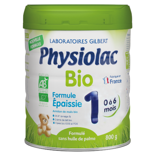 PHYSIOLAC LAIT BIO 1 EPAISSIE 800G