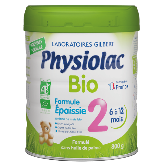 PHYSIOLAC LAIT BIO 2 EPAISSIE 800G
