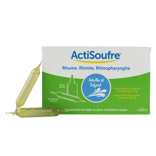 ACTISOUFRE AMP BUV NAS 10ML 30