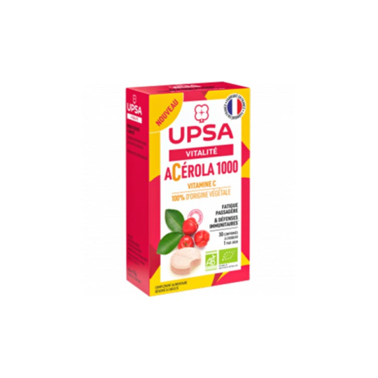 UPSA ACEROLA 1000 BIO CPR CROQ 30