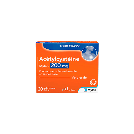 ACETYLCYSTEINE 200MG VTS SACH 20
