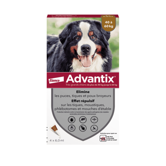 ADVANTIX TGR/CHIEN PIPET 6ML 6