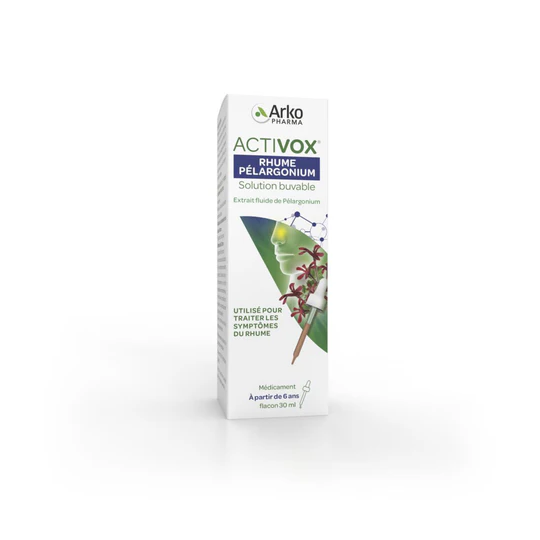 ACTIVOX RHUME PELARGONIUM FL 30ML