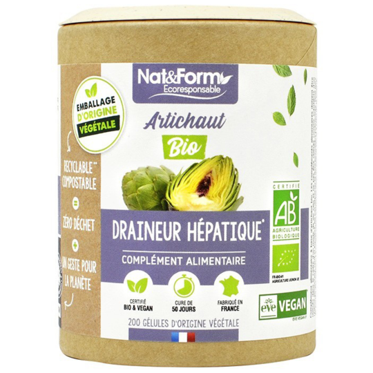 NAT&FORM ECO ARTICHAUT BIO GELU200