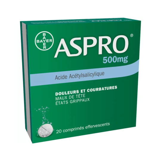 ASPRO 500MG CPR EFF 20
