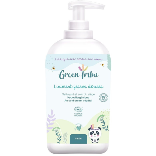 Green Tribu Liniment Fesses Douces Flacon Pompe 500ml