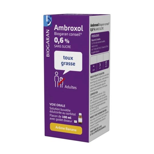 AMBROXOL 0,6% BIOG C SOL S/S 100ML