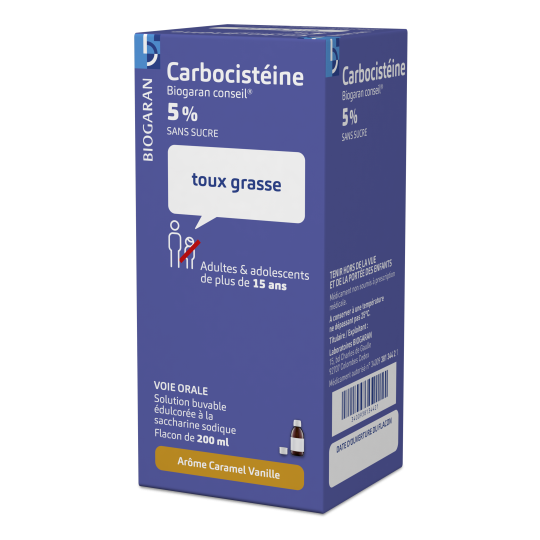CARBOCISTEINE 5% BIOG SOL S/S200ML