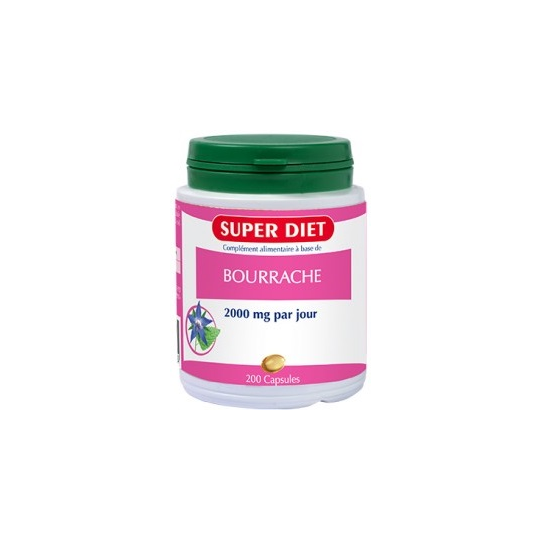 SUPERDIET BOURRACHE HLE CAPS200