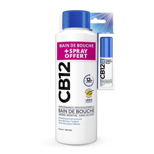 CB12 BAIN DE BOUCHE SOL 500ML+SPR
