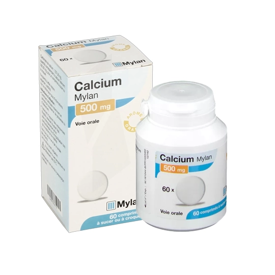 CALCIUM 500MG VIATRIS CPR SUCER 60