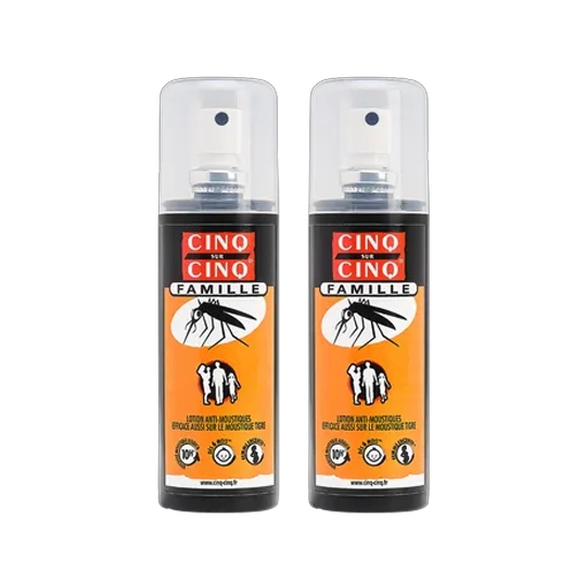 CINQ/CINQ FAMILLE SPRAY 100ML X2