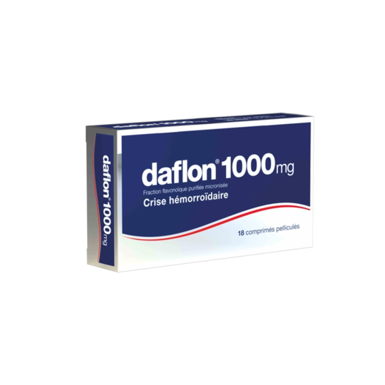 DAFLON 1 000MG CPR 18