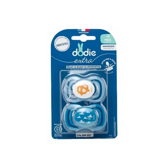 Dodie Sucette Anatomique F3 Fine +6mois X2