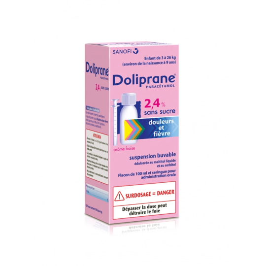 DOLIPRANE 2,4% SUSP BUV 100ML