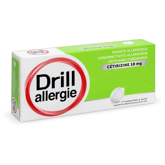 DRILL ALLERGIE CETIRIZ 10MG CPR 7