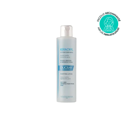 Ducray peaux grasses a imperfections keracnyl lotion purifiante 200 ml